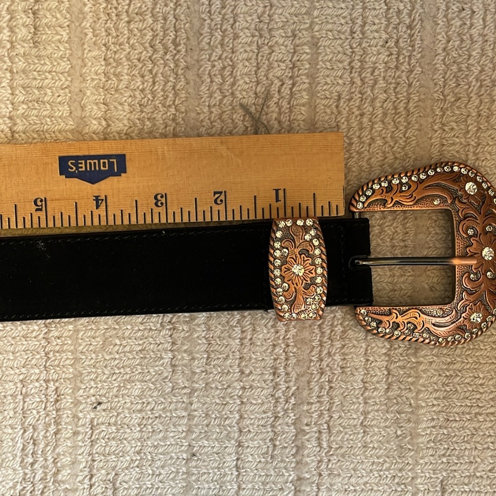 Leather belt western buckle - Picture 5 of 10
